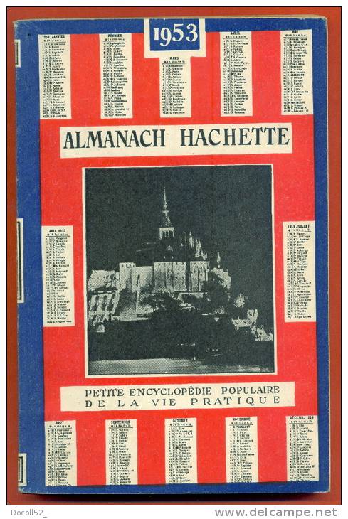 Almanach Hachette 1953 - Tres Bel Etat - Other & Unclassified