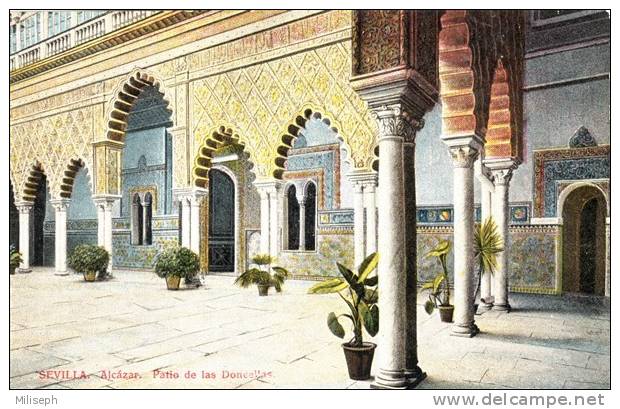 SEVILLE - SEVILLA - Alcazar - Patio De Las Doncellas - Ed. C.R.S. N°  55 A   -   (3179) - Sevilla