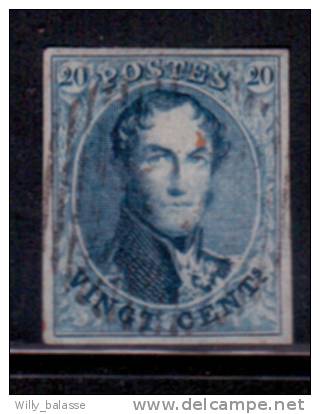 20 Cent Bleu Très Bien Margé Obl Très Légère. Effigie Dégagée. SUPERBE - 1858-1862 Médaillons (9/12)