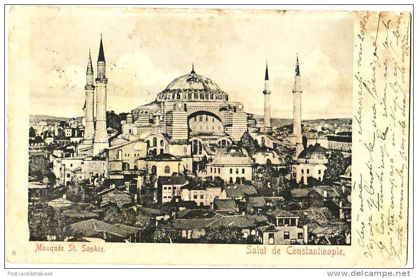 Salut De Constantinople - Mosquée St. Sophie - Turquia