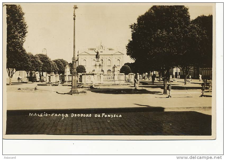 Maceio Praça Deodoro Da Fonseca  Used 1931 - Maceió