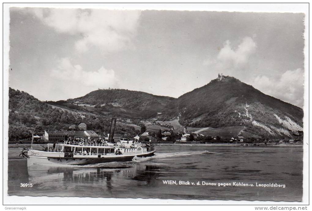 Cpsm - Wien Blick V. D. Donau Gegen Kahlen-u. Leopoldsberg - Vienne - 1959 - Sonstige & Ohne Zuordnung