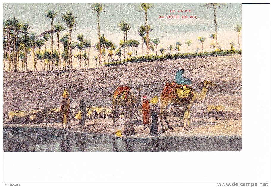 LE CAIRE  --  AU BORD DU NIL - Caïro