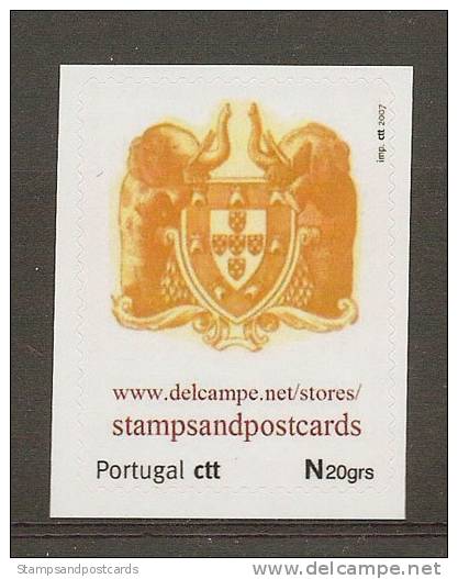 Portugal Timbre Personnalisé Ma Boutique Delcampe 2007 ** Portugal Personalized Stamp My Delcampe Store ** - Unused Stamps