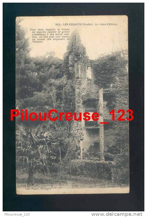 85 Vendée - LES ESSARTS - " Le Vieux Château " - Les Essarts