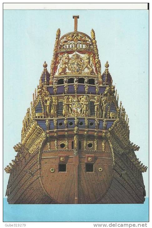 SWEDEN 1978 – PRE-STAMPED POSTCARD  OF 1.30 KR  – “SHIP SWEDISH MAN OF WAR WASA – 20 METERS HIGH STERNCATLE ” NEW  POSTM - Postal Stationery