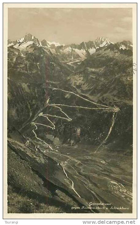 Fev13 1676 : Grimelstrasse  -  Finsteraarhorn  -  Schreckhorn - Mels