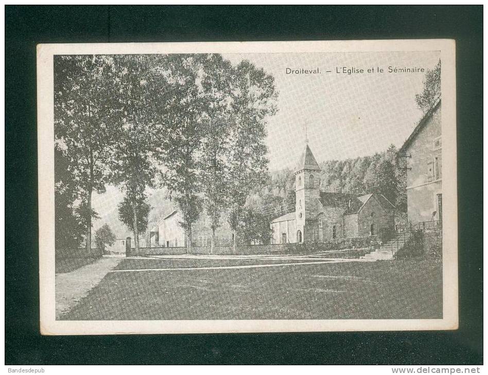 CPSM - Droiteval (Vosges 88) - Eglise Et Séminaire ( éditeur ??) - Cesson