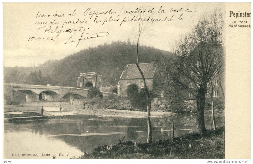 Pepinster- Le Pont Du Mousset - Série Nels -1902 ( Voir Verso ) - Pepinster