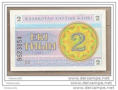 Kazakistan - Banconota Non Circolata FdS Da 2 Tiyin P-2c - 1993 #19 - Kazakistan