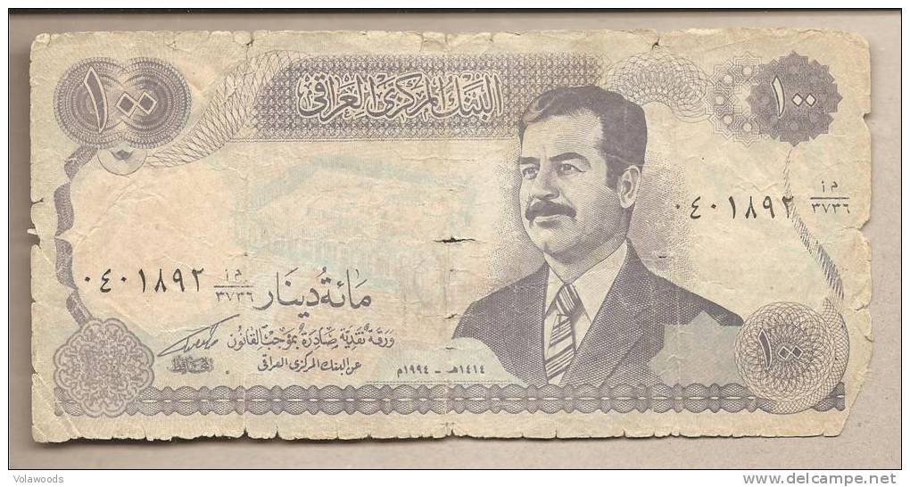 Iraq - Banconota Circolata Da 100 Dinari - Irak