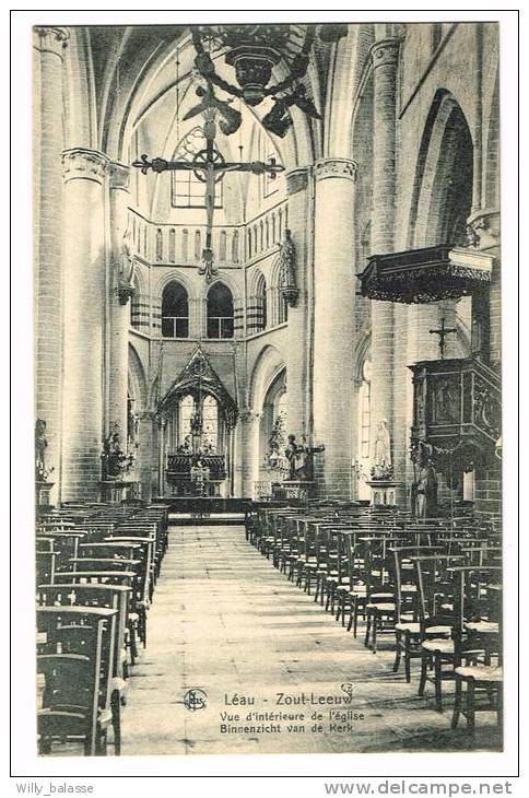 Postkaart / Carte Postale "Zoutleeuw / Léau - Intérieur De L'Eglise / Binnenzicht Van De Kerk" - Zoutleeuw