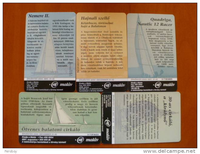 Hungarian Sailboats: 5 Pcs - Collections