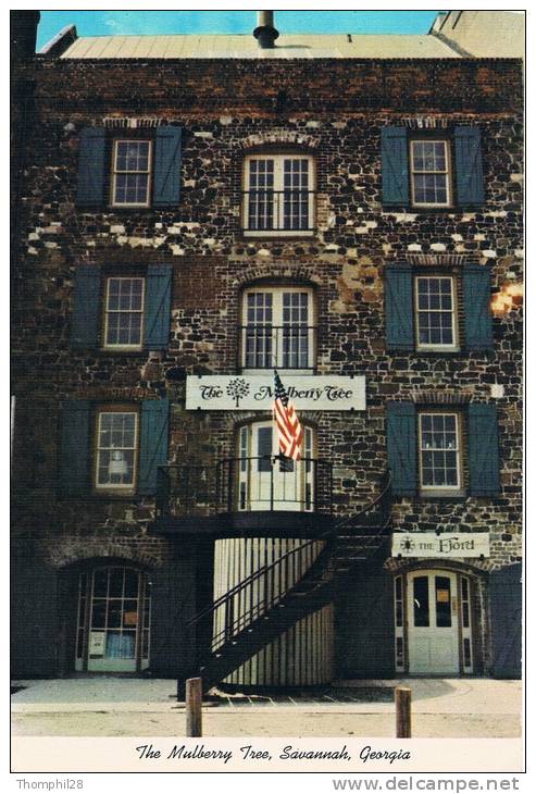 The Mulberry Tree - SAVANNAH - GEORGIA - On Savannah´s Waterfront Where The Action Was And Is, History Repeats Itself - - Savannah