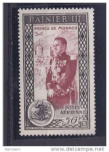 Monaco1950: PA49mnh** - Airmail