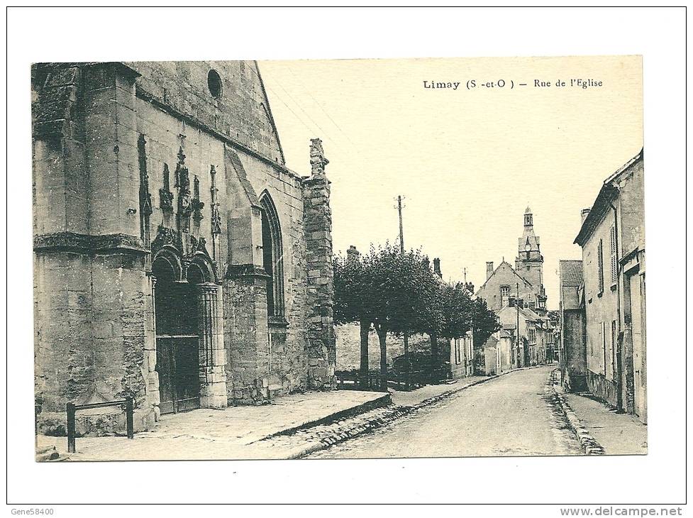 78 - Limay Rue De L'Eglise - Limay