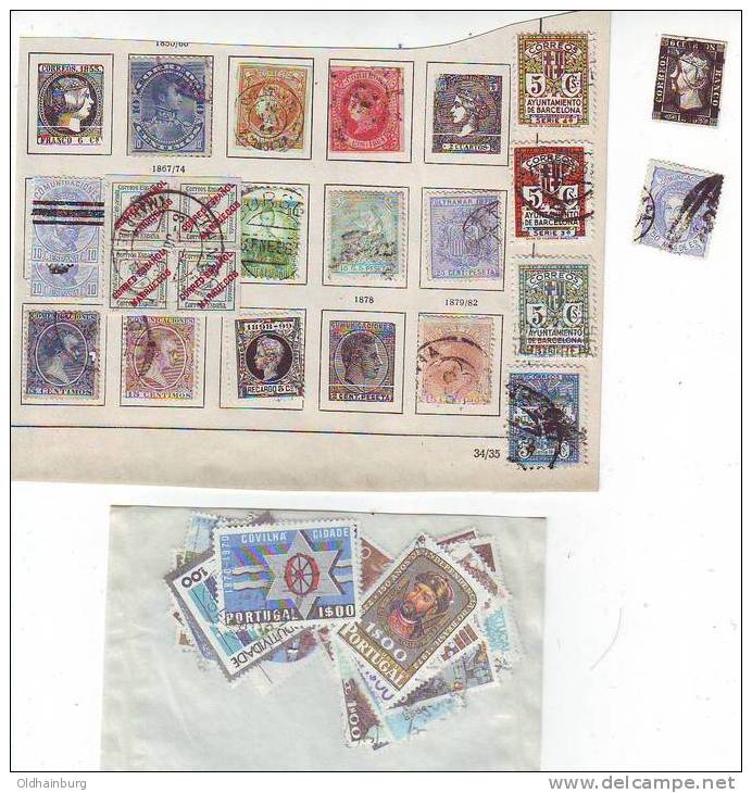 378s: Lot Espagne- Portugal Aus Altsammlung, Bitte Alle Scans Ansehen ! - Used Stamps