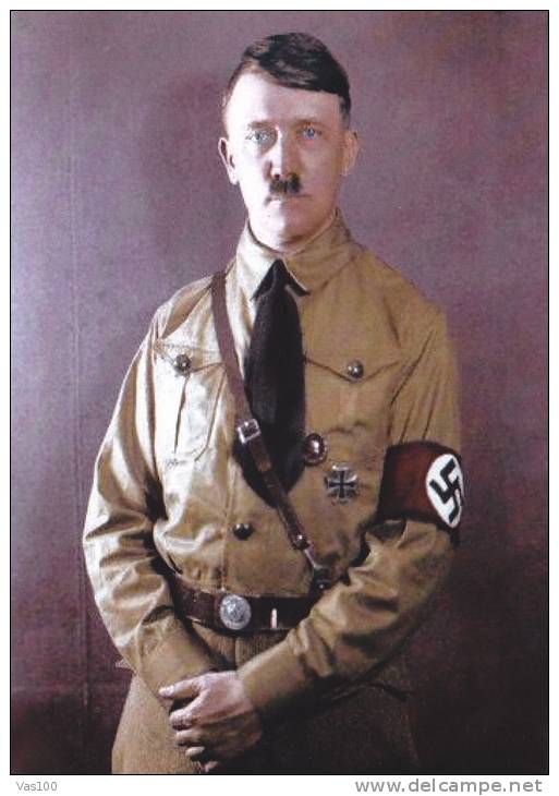 ADOLF HITLER NAZIST LIDER GERMANY POSTCARD UNUSED - Hommes Politiques & Militaires