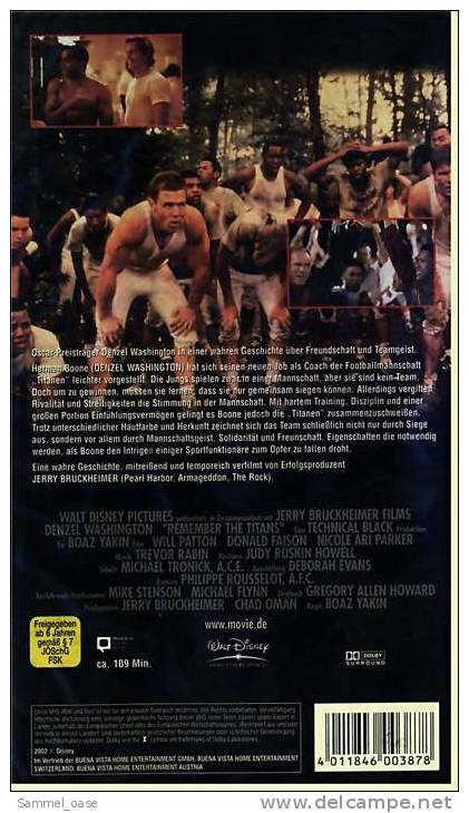 VHS Video ,  Gegen Jede Regel   -  Mit  Denzel Washington, Will Patton, Donald Faison  -  Von 2002 - Autres & Non Classés