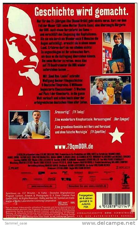VHS Video ,  Good Bye, Lenin!   -  Mit Daniel Brühl , Katrin Saß , Chulpan Khamatova , Alexander Beyer  -  Von 2003 - Other & Unclassified