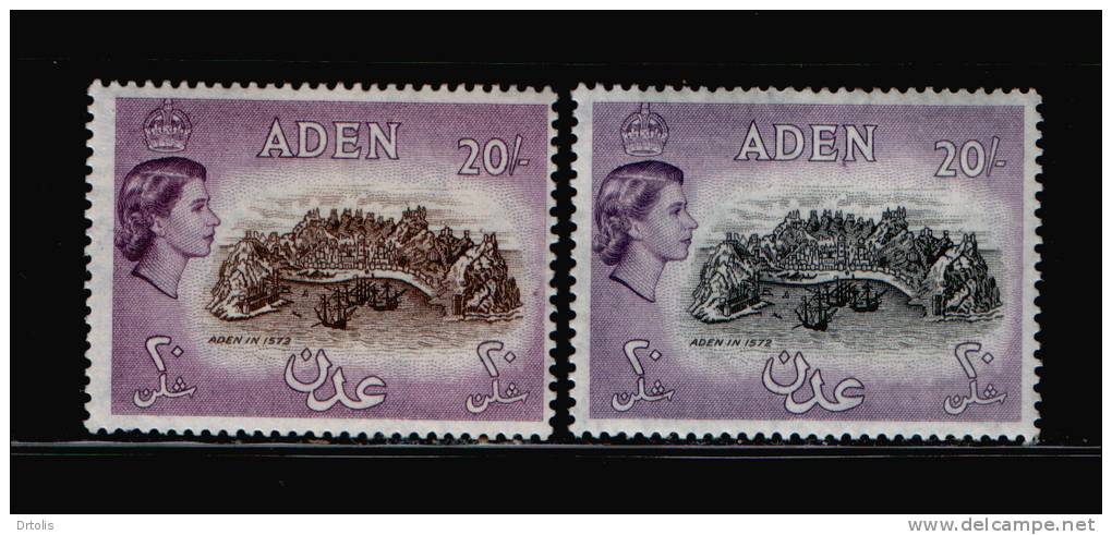 ADEN / 1953 / SG 48-72 / MH / VF