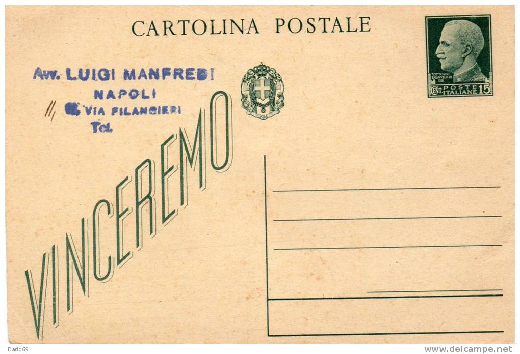 CARTOLINA - Interi Postali