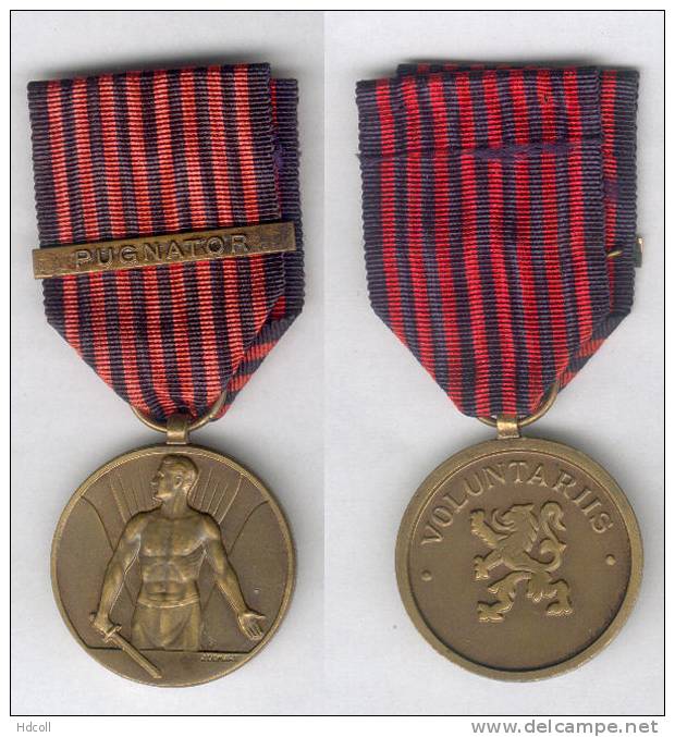 DECORATION  CROIX MEDAILLE VOLONTAIRE COMBATTANT - Belgique