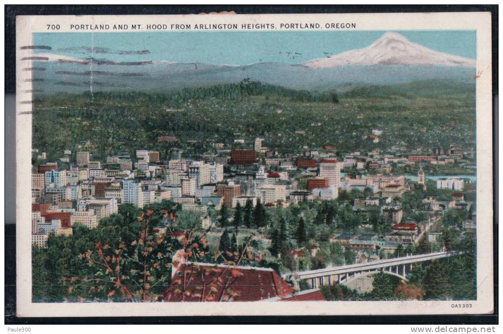 Portland And Mt. Hood From Arlington Heights - Portland, Oregon - Portland