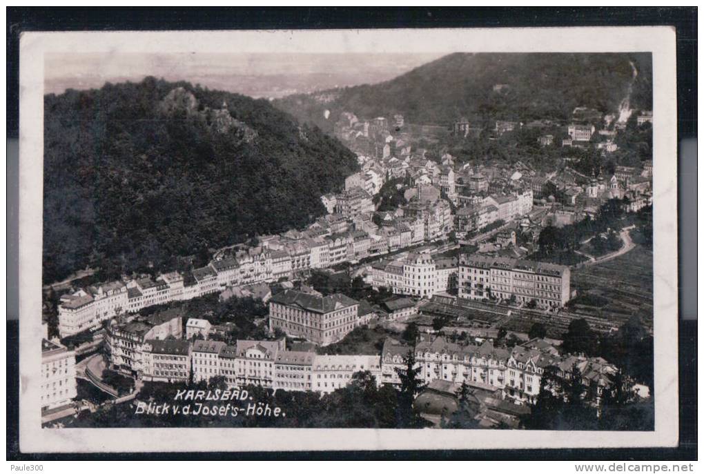 Karlovy Vary - Karlsbad - Blick Von Der Josefs Höhe - Boehmen Und Maehren