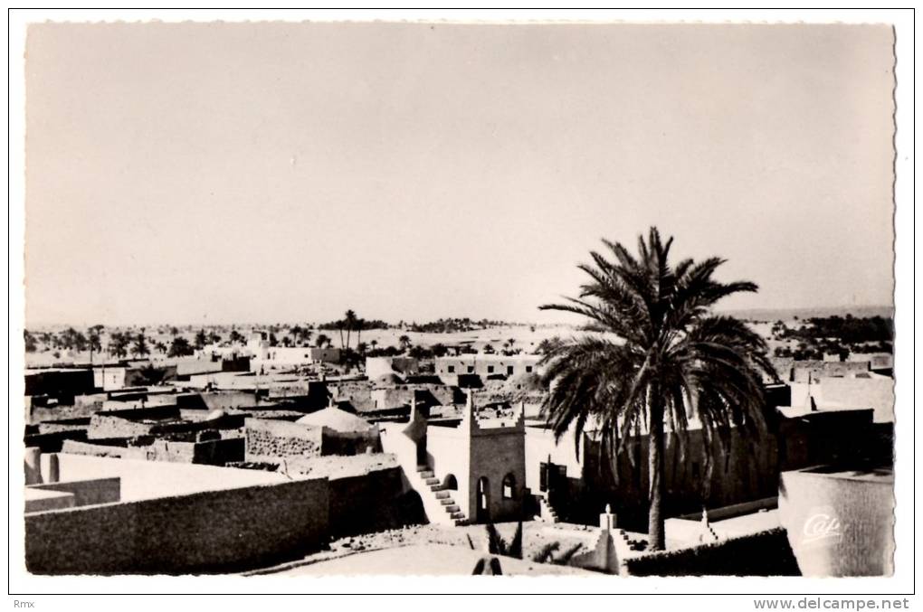 OUARGLA Vue Générale De La Ville écrite Très  Bon état - Ouargla