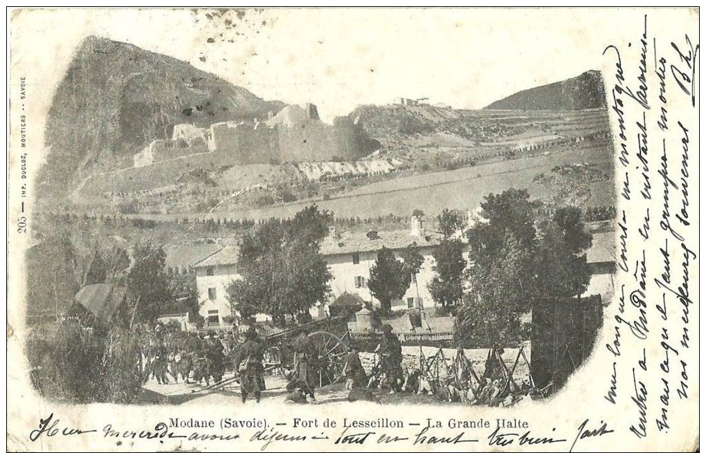 6 - MODANE - Fort De Lesseillon - La Grande Halte - Modane