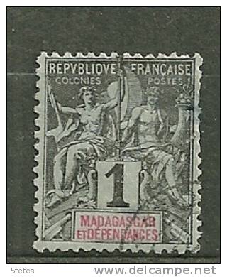 Madagascar ; Oblitéré ; Yvert & Tellier ; N° 28 - Other & Unclassified