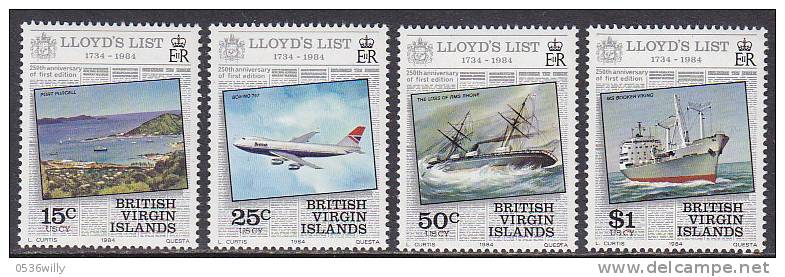 Jungfern-Inseln 1984. Zeitschrift "Lloyds List". Versicherung (B.0579) - Sonstige - Ozeanien