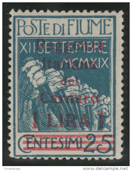 Europa - Italia - Fiume - 1920 - Fiume & Kupa