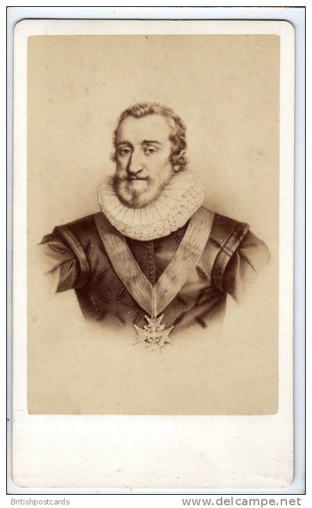 CDV - Henri IV &amp; Marie De Médicis &amp; Marguerite De France By E. Neurdein -  Monarques De France - Anciennes (Av. 1900)