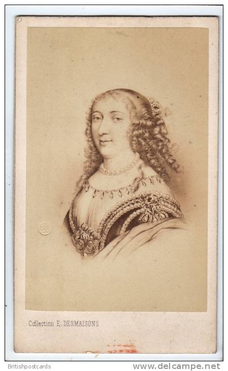 CDV - Anne Marie Louise D'Orléans, Duchess Of Montpensier - By E. Desmaisons - Old (before 1900)