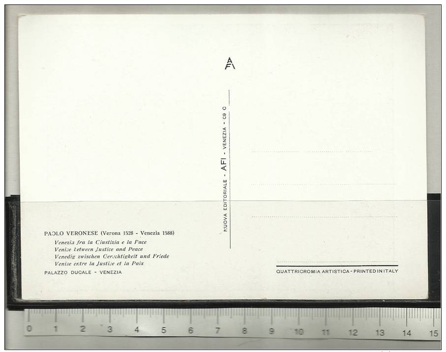 Paolo Veronese Venezia Fra La Giustizia E La Pace Palazzo Ducale Venezia - Museum