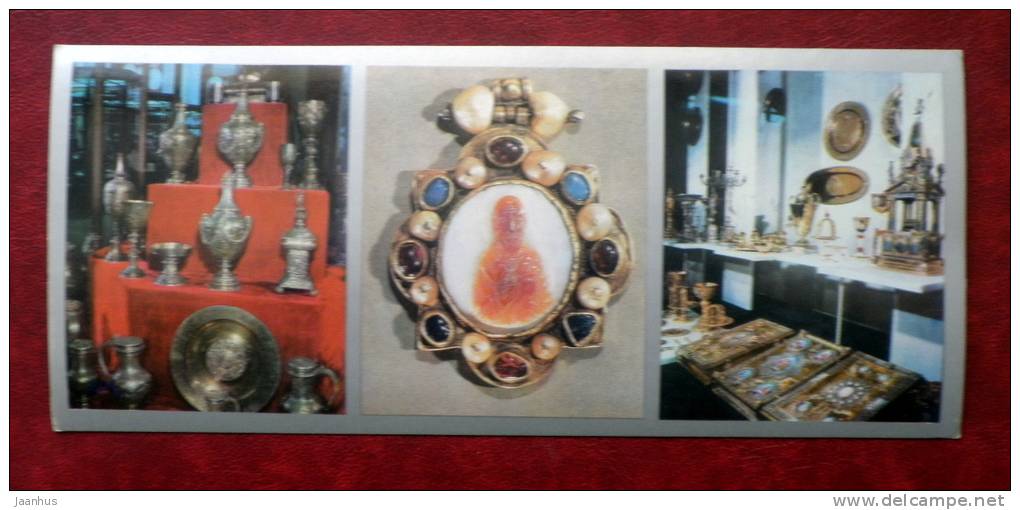 English Silver Plate 16th-17th Centuries - The Armoury (Oruzheynaya Palata)- Moscow -  Russia - USSR - 1978 - Unused - Russie