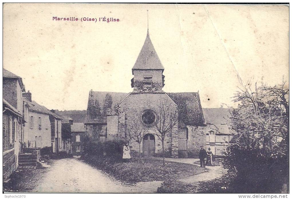 PICARDIE - 60 - OISE - MARSEILLE EN BEAUVAISIS - L'Eglise - Marseille-en-Beauvaisis