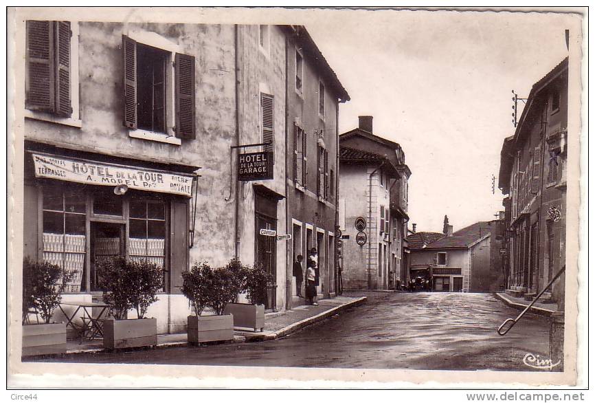 VILLARS LES DOMBES.GRANDE RUE.HOTEL DE LA TOUR. - Villars-les-Dombes