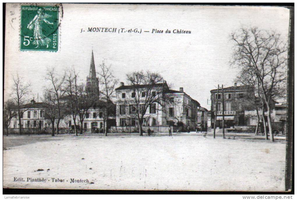 82 - MONTECH - PLACE CHATEAU - Montech