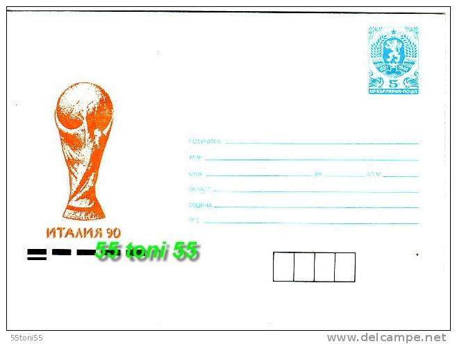 BULGARIA / Bulgarie 1990 FOOTBALL - W.Cup ITALIA P.Stationery - 1990 – Italien