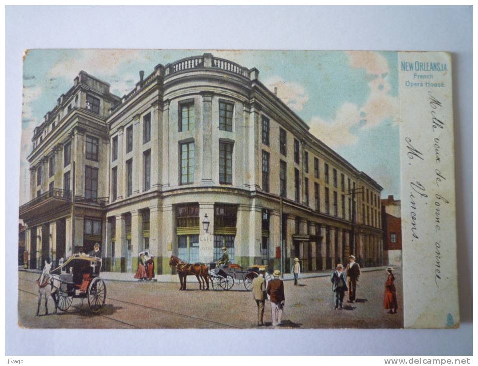 NEW  ORLEANS  :  FRENCH  OPERA  HOUSE  (Carte Couleur) - New Orleans