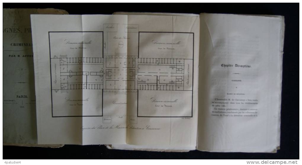 BAGNES, PRISONS Et CRIMINELS B. APPERT 1836 Prisons Par Départements Bicêtre ENSISHEIM - Histoire