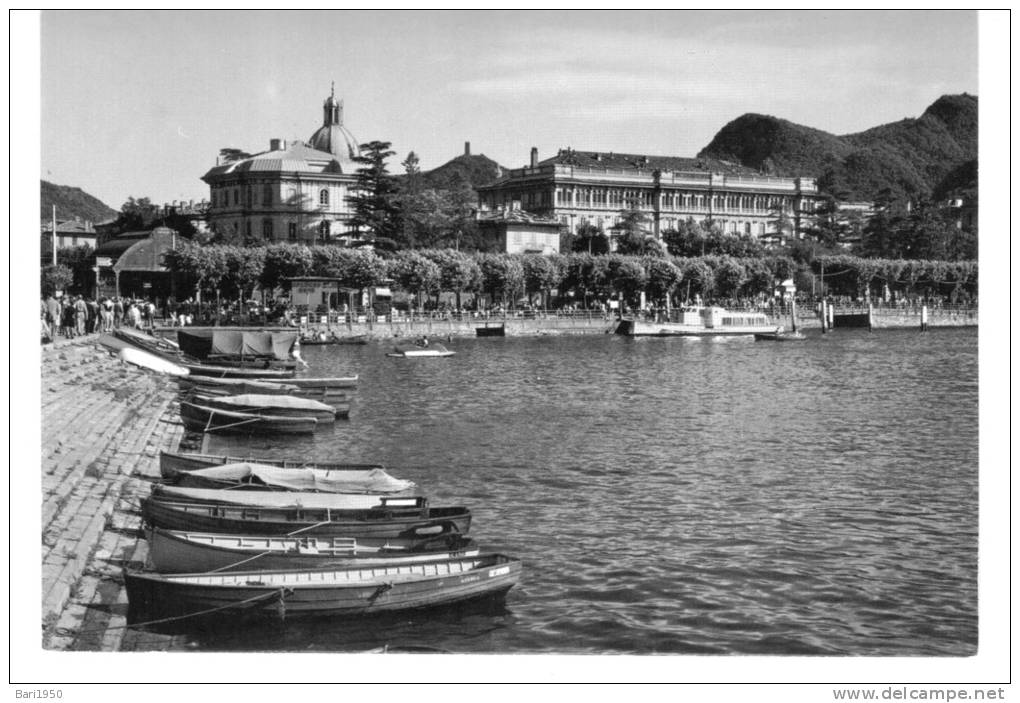 Bellissima   Cartolina   Anni   60      " COMO - Lungo Lario Trieste  " - Como