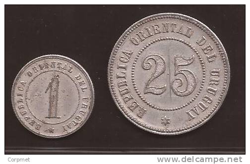 FICHA DE PAGO - From URUGUAYAN  FARMS -  ESTABLISHMENT OF ANIMAL HUSBANDRY - 2 COINS -  C/1880´s - Monedas / De Necesidad