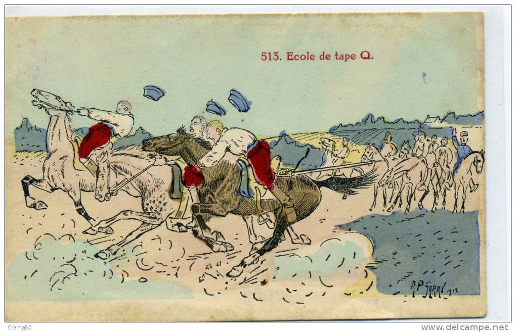 A P JARRY 1912 - ECOLE DE TAPE CUL - Cavalier Molitaire - Autres & Non Classés