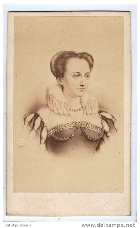 CDV - Marie Touchet By E. Desmaisons -  Monarques De France - Old (before 1900)