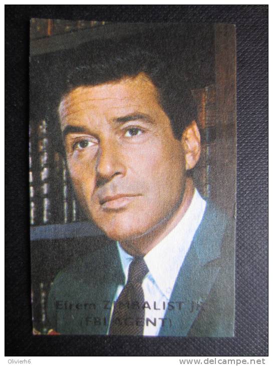 CHROMO Chocolat VICTORIA (M33) PARADE DES VEDETTES (2 Vues) N° 274 Efrem Zimbalist Jr (FBI AGENT) Cinéma - Victoria