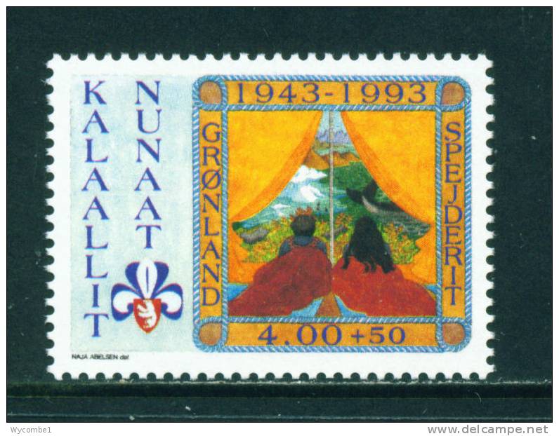 GREENLAND - 1993 Scouts 4k+50o Unmounted Mint - Unused Stamps